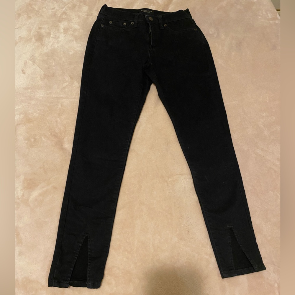Banana Republic black woman petite size 0 high rise skinny jean